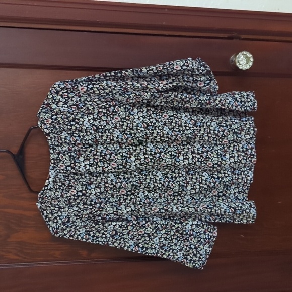 Alexander Jordan Floral Cottagecore Blouse Size Large - Picture 4 of 5